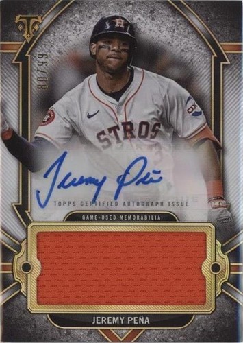 2024 Topps Triple Threads - Jeremy Pena #AJR-JP