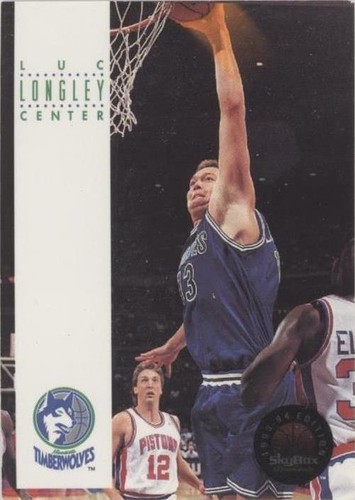 1993-94 Skybox Premium - Luc Longley #250