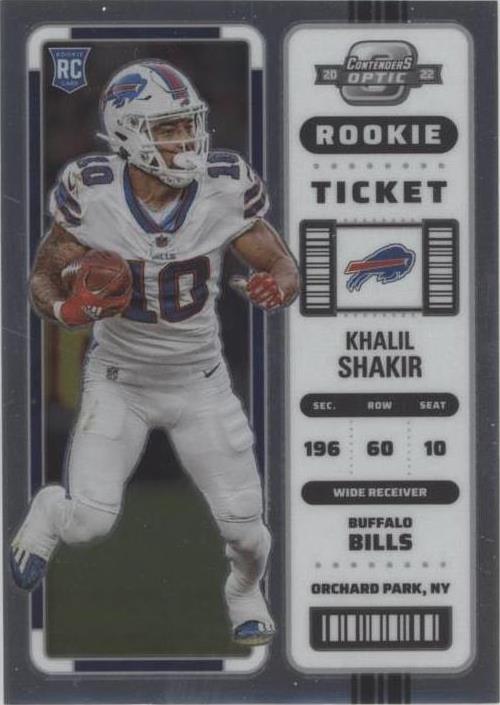 2022 Panini Contenders Optic Khalil Shakir #81