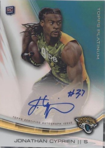 2013 Topps Platinum Jonathan Cyprien #A-JC