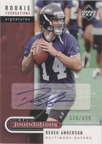 2005 Upper Deck NFL Foundations Derek Anderson #239