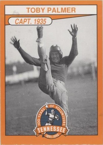 1990 100 Years of Tennessee Volunteers Toby Palmer #236