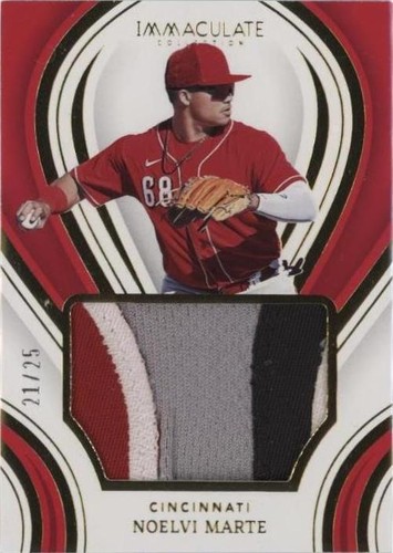 2023 Panini Immaculate Collection - Noelvi Marte #PPM-NM