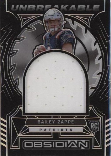 2022 Panini Obsidian Bailey Zappe #UM-BZA