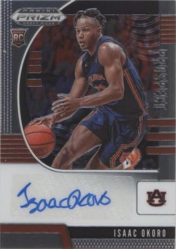 Isaac Okoro RC auto /8シリ 【PSA9】 Isaac Okoro Rookie PSA 2020 Prizm Draft Auto Red Cracked Ice