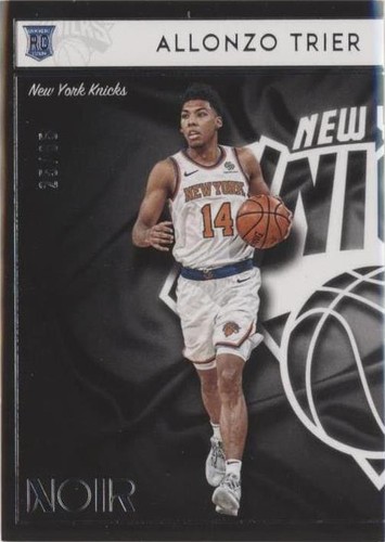 その他 2018-19PANINI NOIR RC  DONCIC &  YOUMG 2018-19 Panini Noir LUKA DONCIC #5/25 Vintage Art Silver