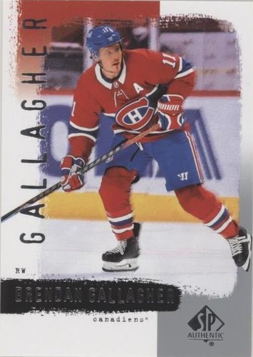 2020-21 SP Authentic - Brendan Gallagher #R65