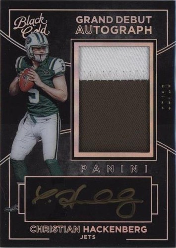2016 Panini Black Gold Christian Hackenberg #GD-CH