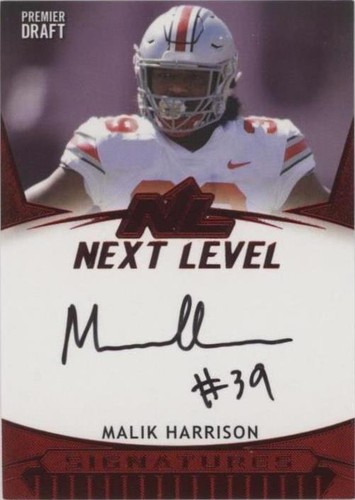 2020 Sage Hit Malik Harrison #NL-MH