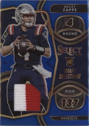 2022 Panini Select Bailey Zappe #DS-22
