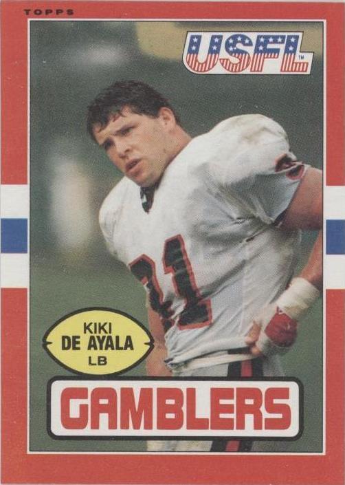 1985 Topps USFL Kiki Deayala #41
