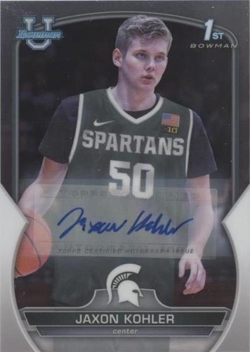 2022-23 Bowman University Chrome - Jaxon Kohler #98