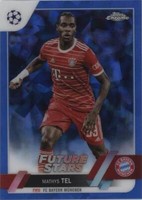 2022-23 Topps Chrome Sapphire Edition UEFA Club Competitions Mathys Tel #197