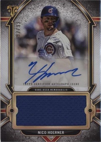 2024 Topps Triple Threads - Nico Hoerner #AJR-NH