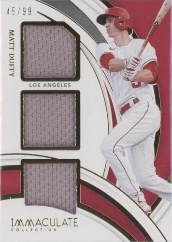 2022 Panini Immaculate Collection - Matt Duffy #IMT-MD