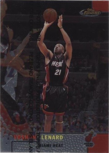 1999-00 Topps Finest - Voshon Lenard #196