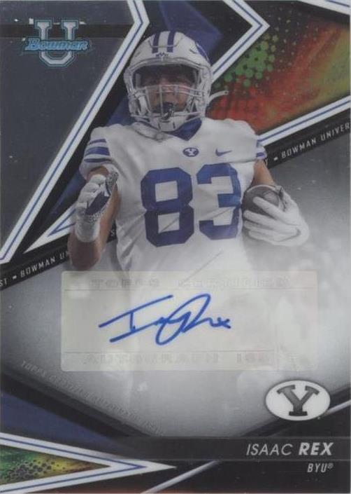 2022-23 Bowman's Best University Isaac Rex #BA-IR