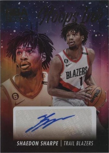 2023-24 Panini NBA Hoops - Shaedon Sharpe #HI-SHP