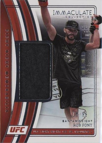 2023 Panini Immaculate Collection UFC - Rob Font #FN-RFT