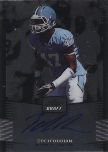 2012 Leaf Metal Draft Zach Brown #ZB1