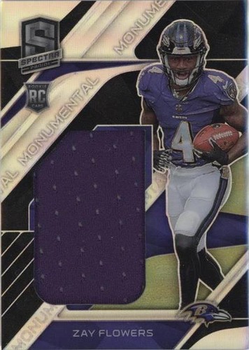 2023 Panini Spectra Zay Flowers #MME-ZAF