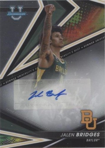 2022-23 Bowman University Best - Jalen Bridges #BOA-JB