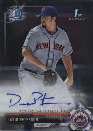2017 Bowman Draft - David Peterson #CDA-DP