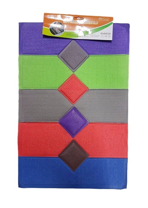 Tappetino Tappeto Antiscivolo Fantasia Cucina Bagno Casa 40x60cm dfh