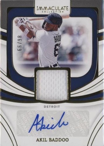2022 Panini Immaculate Collection - Akil Baddoo #IMS-AB