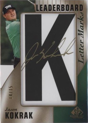 2021 SP Game Used - Jason Kokrak #LM-JK