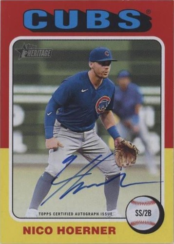 2024 Topps Heritage - Nico Hoerner #ROA-NH