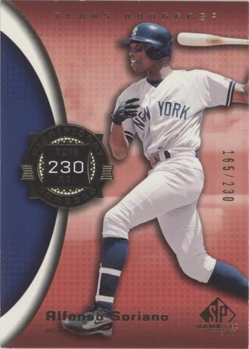 2004 SP Game Used Patch - Alfonso Soriano #72
