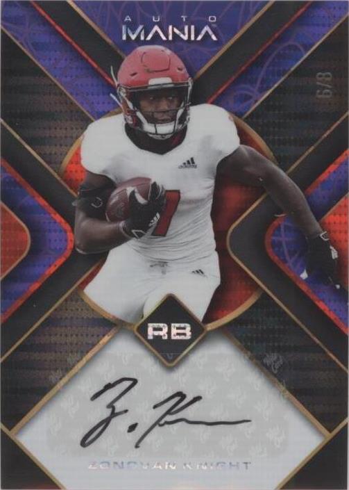 2022 Wild Card Auto Mania Zonovan Knight #AM-TH50
