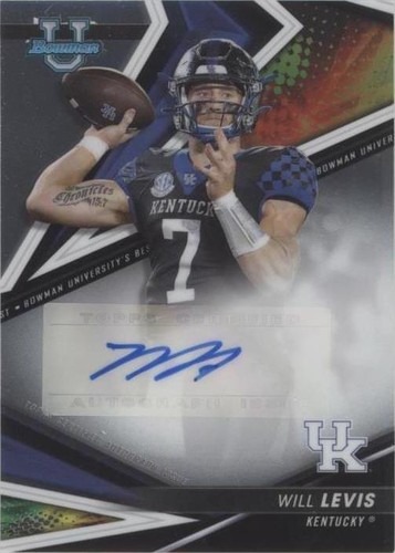 2022-23 Bowman's Best University Will Levis #BA-WL