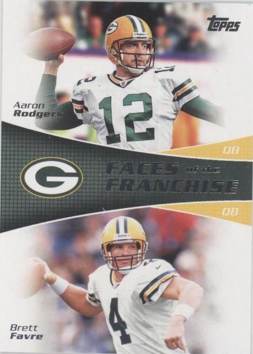 2011 Topps Aaron Rodgers Brett Favre #FF-RF