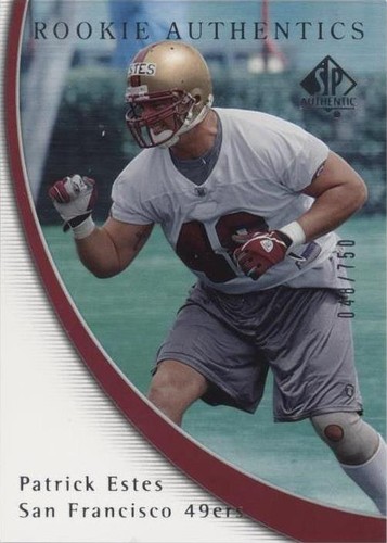 2005 SP Authentic Patrick Estes #103