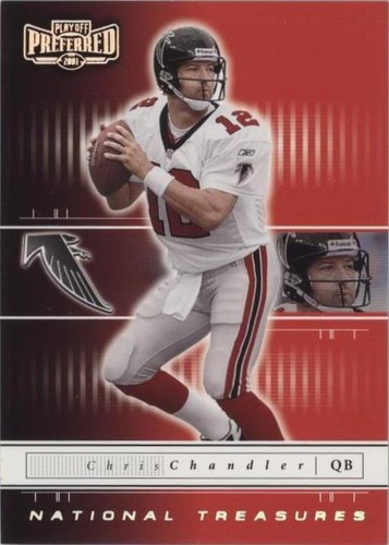 2001 Playoff Preferred Chris Chandler #56