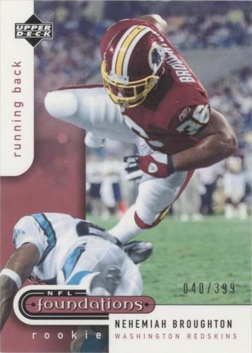2005 Upper Deck NFL Foundations Nehemiah Broughton #165