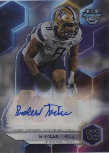 2023 Bowman's Best University Bralen Trice #BOA-BTR