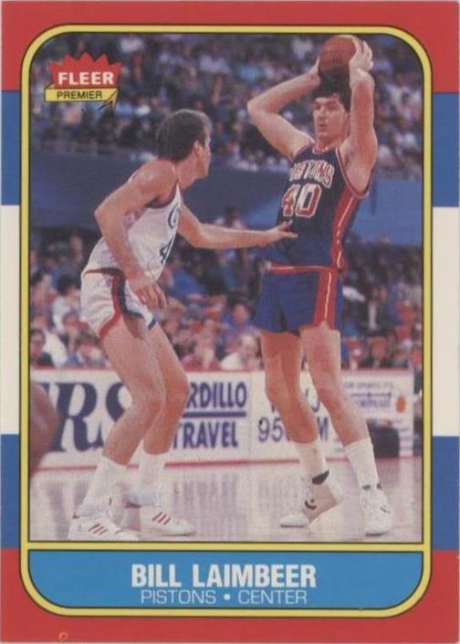1986-87 Fleer - Bill Laimbeer #61
