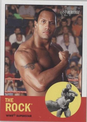 2006 Topps Heritage II WWE - The Rock #10