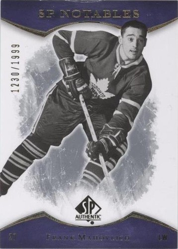 2007-08 SP Authentic - Frank Mahovlich #104
