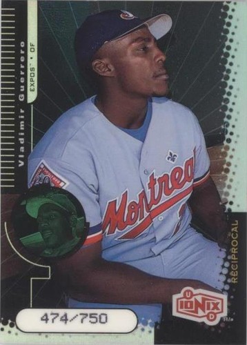 1999 Upper Deck Ionix - Vladimir Guerrero #R38