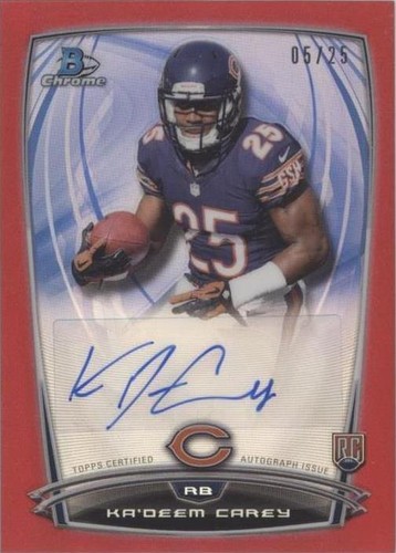 2014 Bowman Chrome Ka'Deem Carey #RCRA-KC