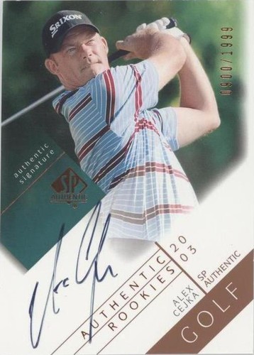 2003 SP Authentic - Alex Cejka #119