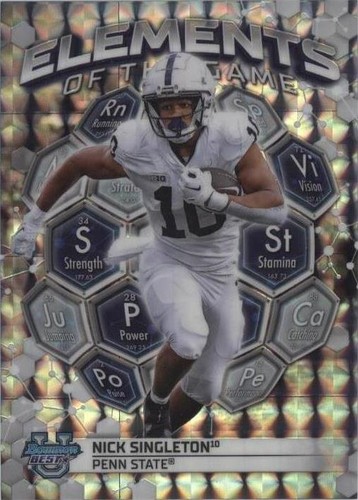 2023 Bowman's Best University Nick Singleton #ETG-13