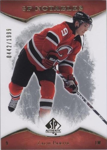 2007-08 SP Authentic - Zach Parise #128