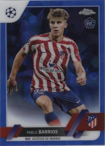 Topps Chrome　1st パブロ・バリオス　アトレティコ　RC Topps Chrome1st パブロ・バリオスアトレティコRC