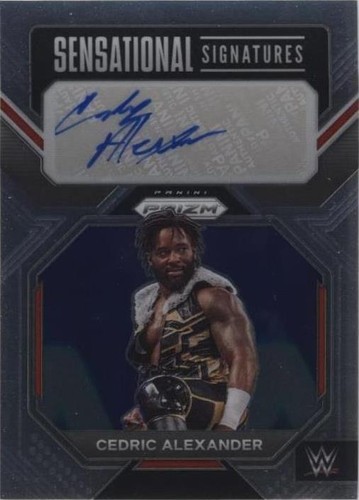 2023 Panini Prizm WWE - Cedric Alexander #SN-CAL