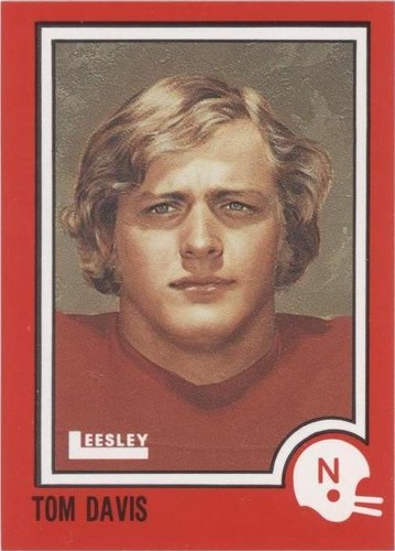 1989 Leesley Nebraska Cornhuskers Tom Davis #48